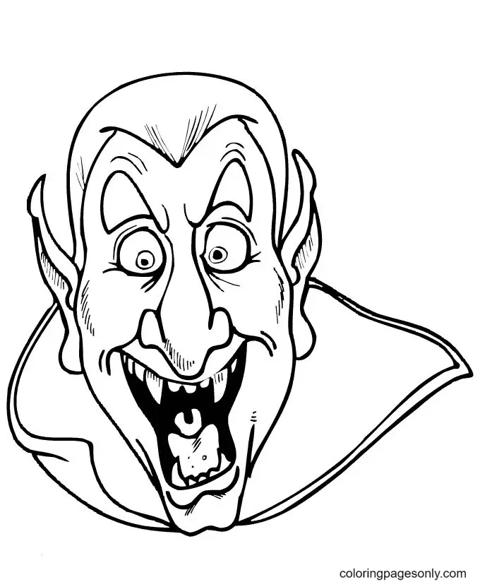 Vampir Ausmalbilder 34