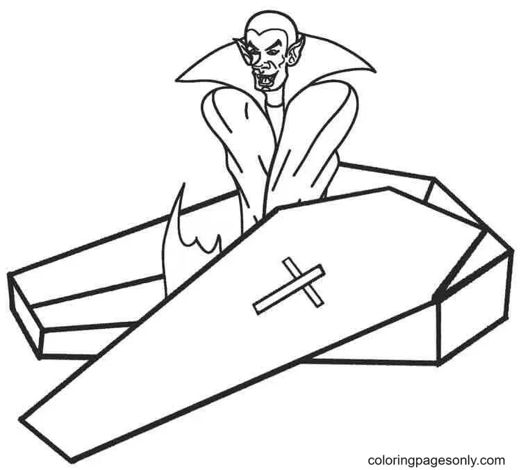Vampir Ausmalbilder 36