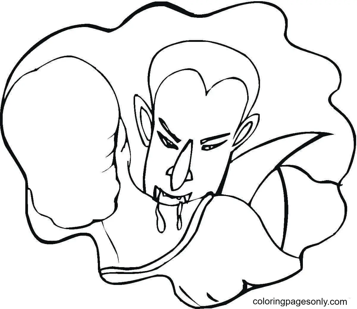 Vampir Ausmalbilder 37