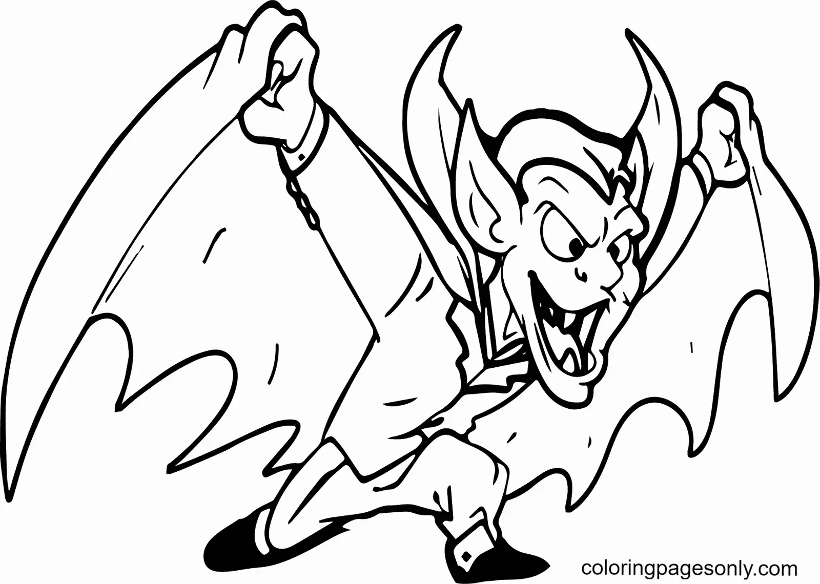 Vampir Ausmalbilder 4