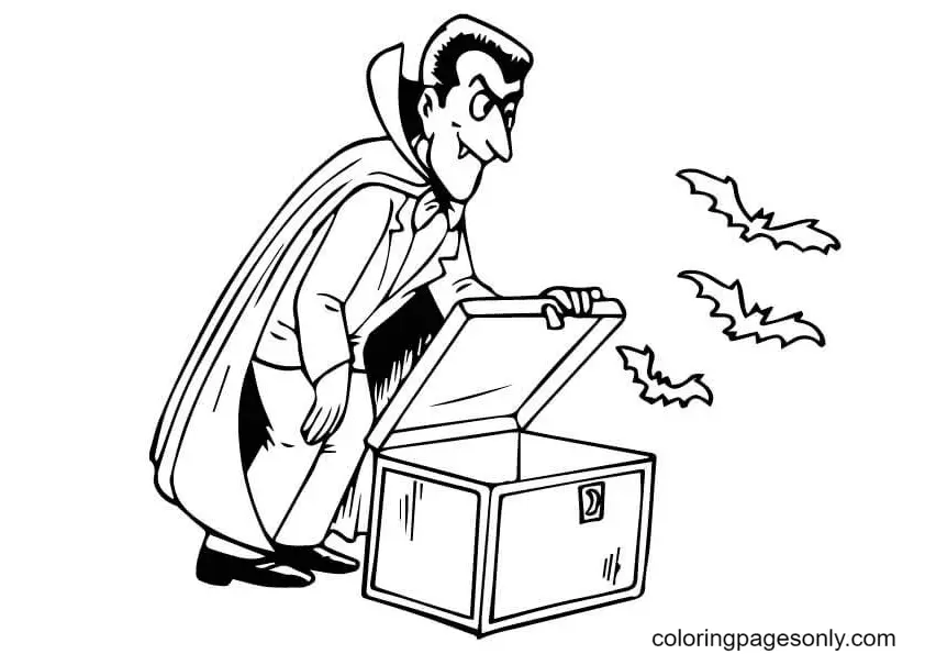 Vampir Ausmalbilder 44
