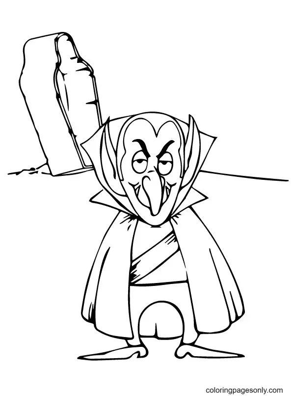 Vampir Ausmalbilder 45
