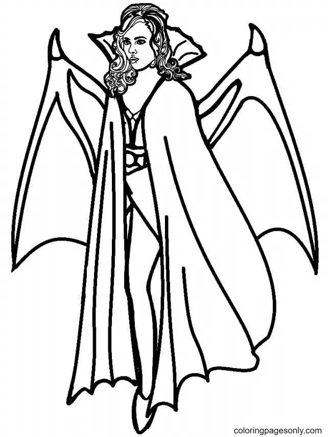 Vampir Ausmalbilder 46
