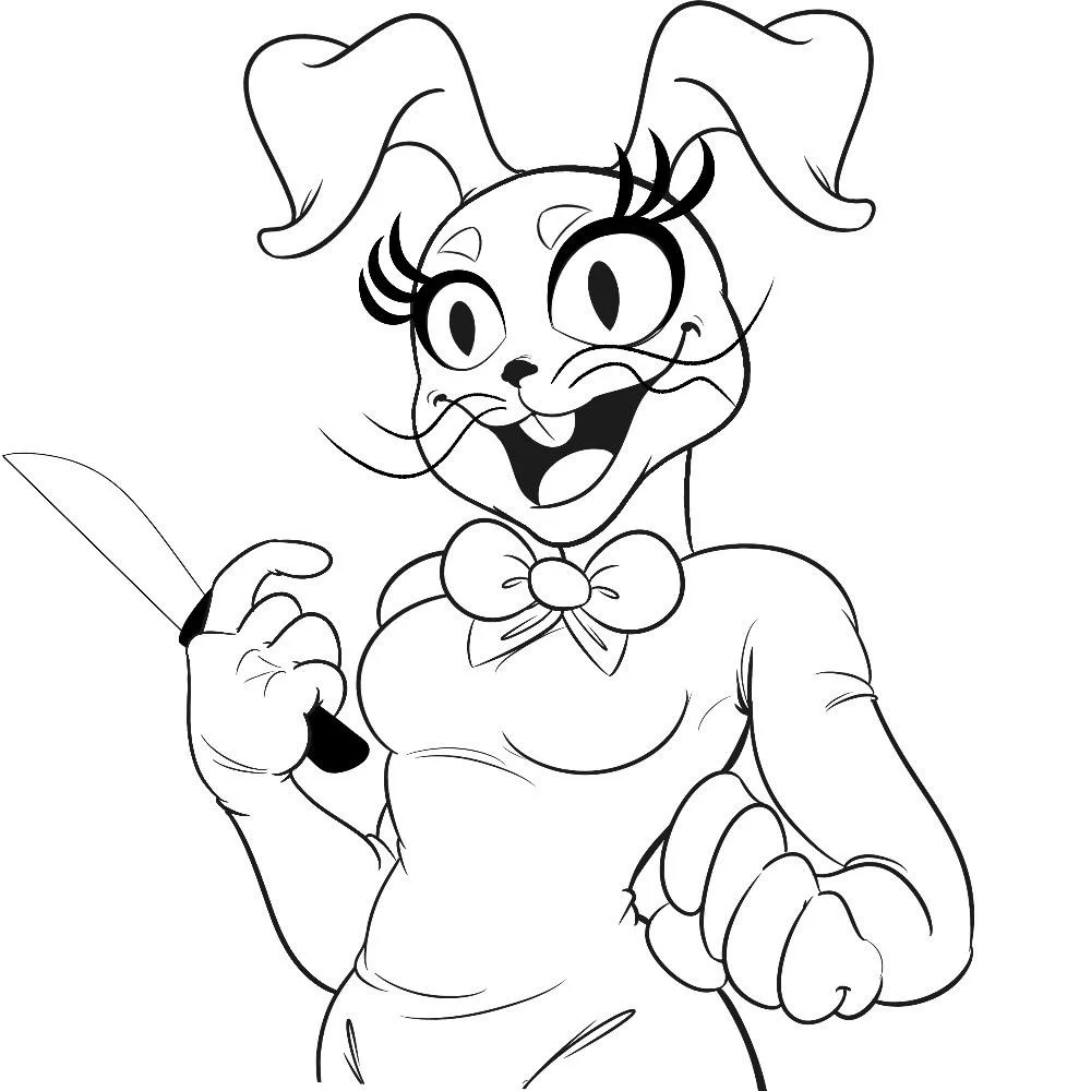 Desenhos de Vanny Para Colorir 2