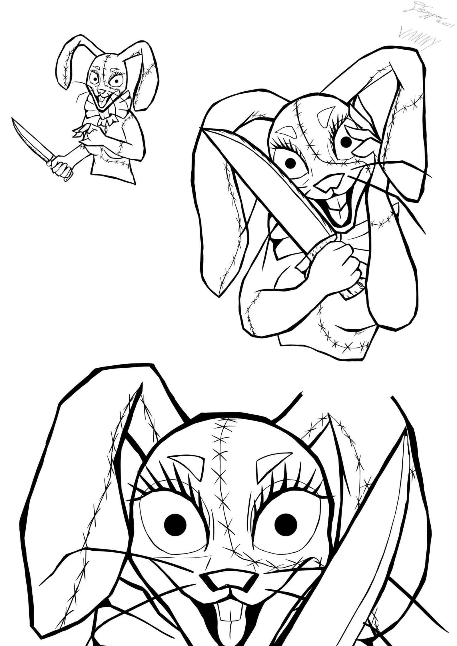 Desenhos de Vanny Para Colorir 23
