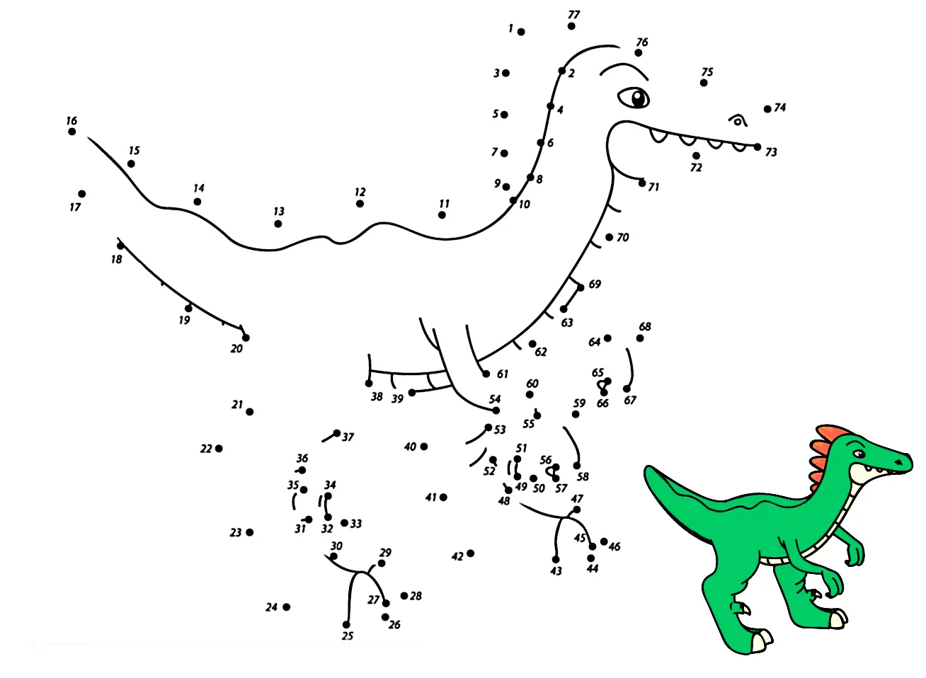 Velociraptor Ausmalbilder 2