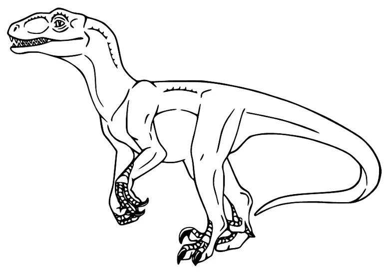 Velociraptor Ausmalbilder 22