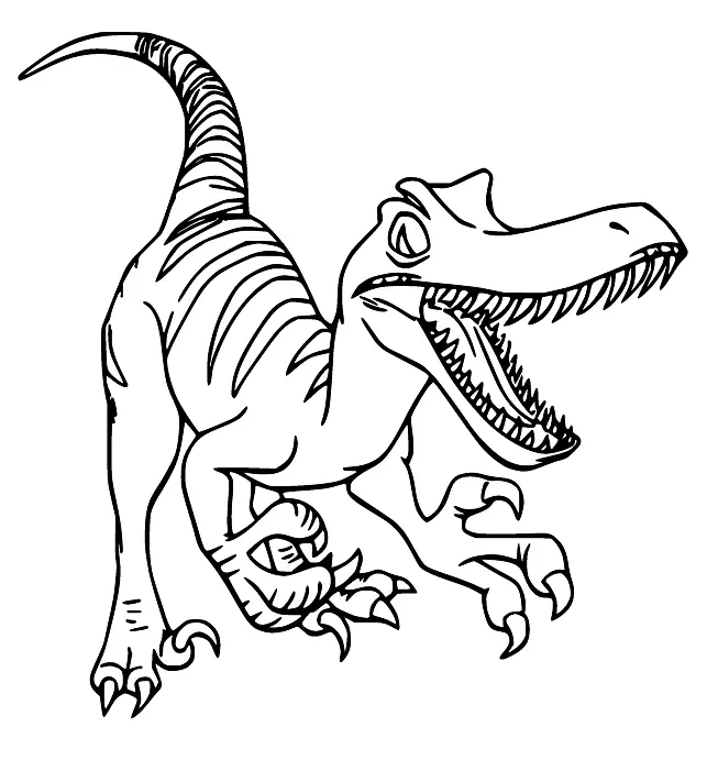 Velociraptor Ausmalbilder 25