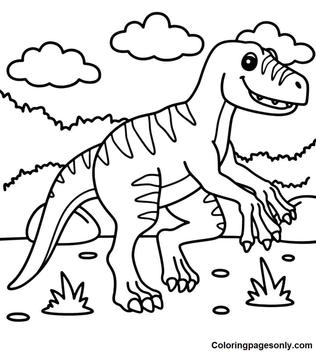 Velociraptor Ausmalbilder 29