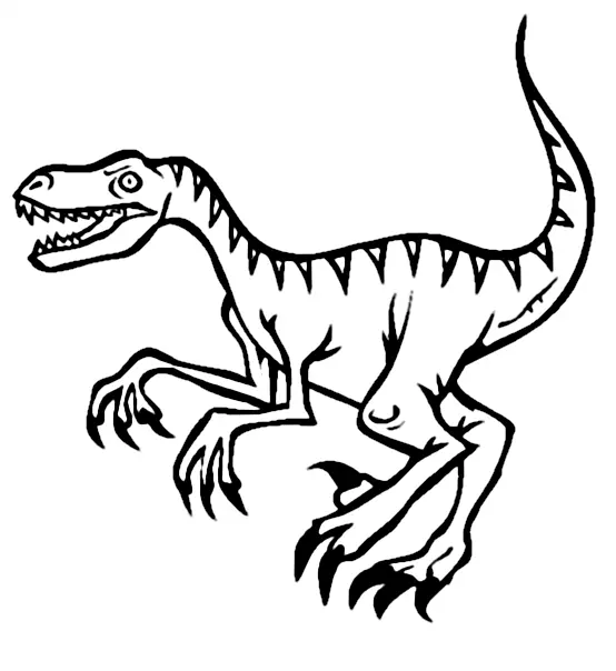 Velociraptor Ausmalbilder 5