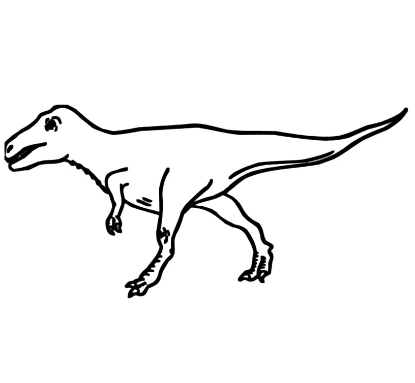 Velociraptor Ausmalbilder 9