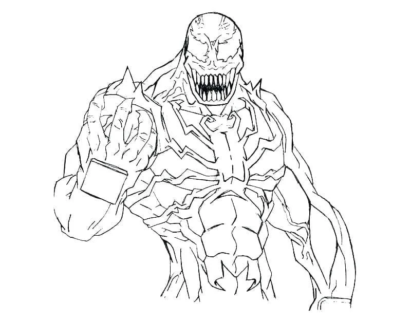 Desenhos de Venom Para Colorir 10