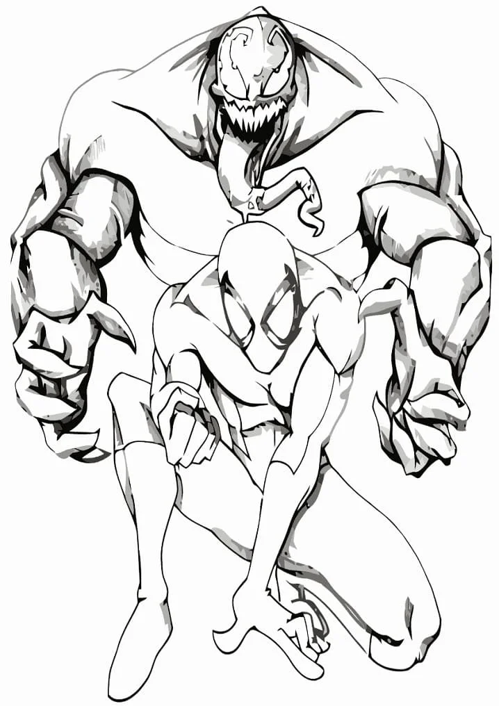 Desenhos de Venom Para Colorir 21