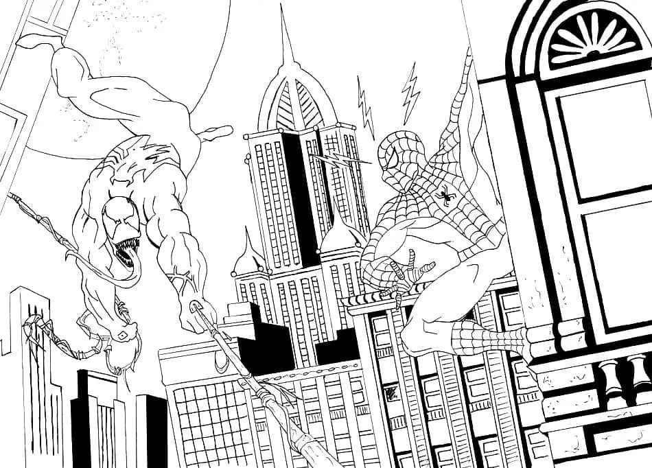 Desenhos de Venom Para Colorir 24