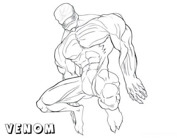 Desenhos de Venom Para Colorir 29