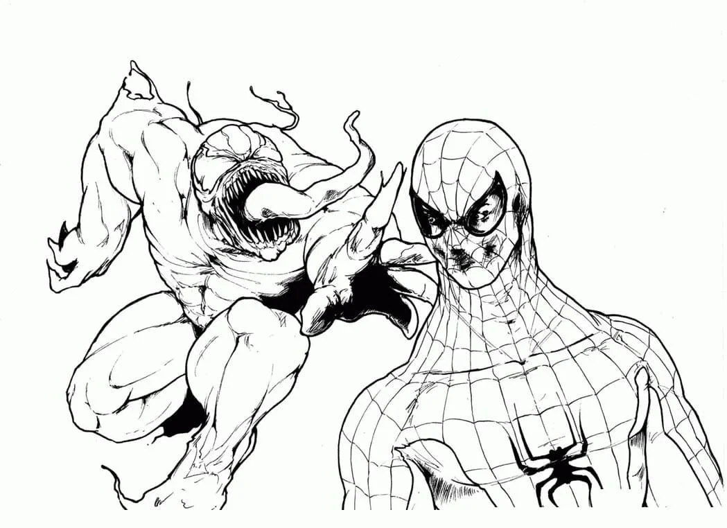 Desenhos de Venom Para Colorir 32