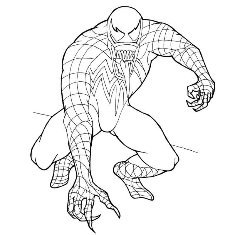 Desenhos de Venom Para Colorir 33