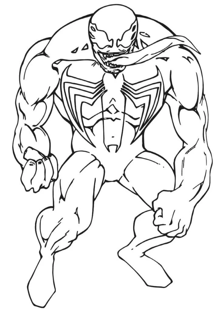 Desenhos de Venom Para Colorir 38