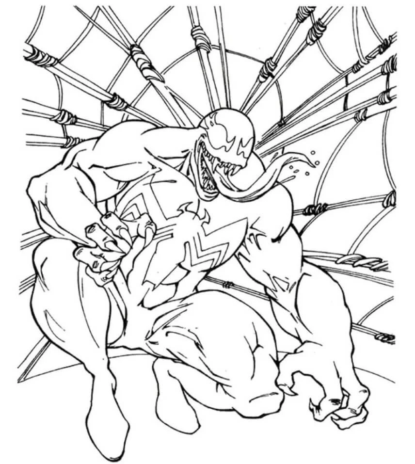 Desenhos de Venom Para Colorir 43