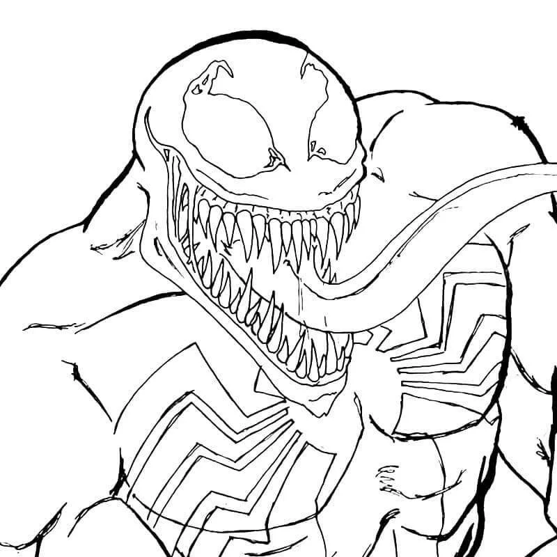 Desenhos de Venom Para Colorir 44