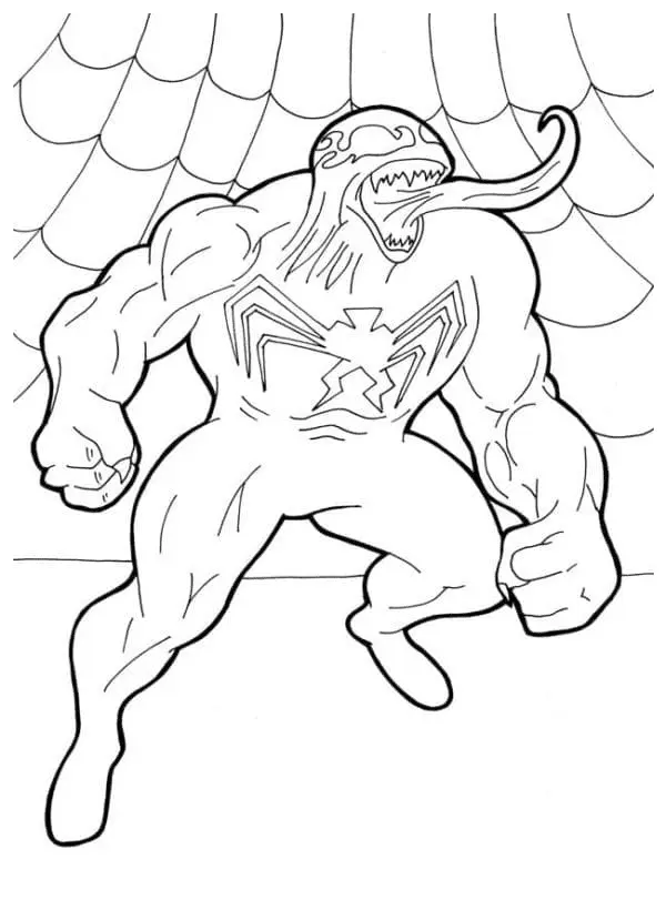Desenhos de Venom Para Colorir 48