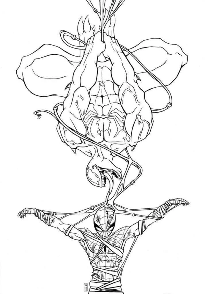 Desenhos de Venom Para Colorir 49