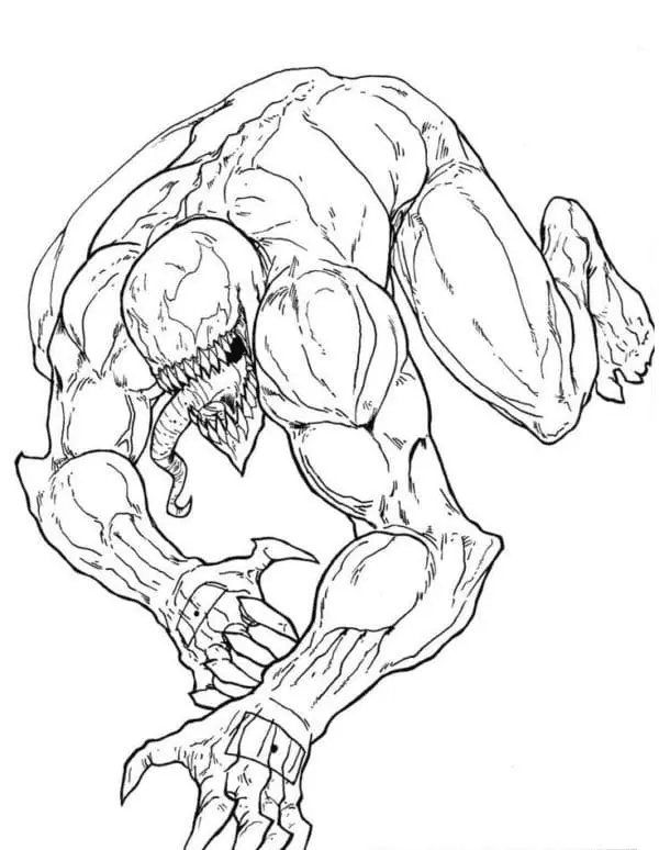 Desenhos de Venom Para Colorir 5