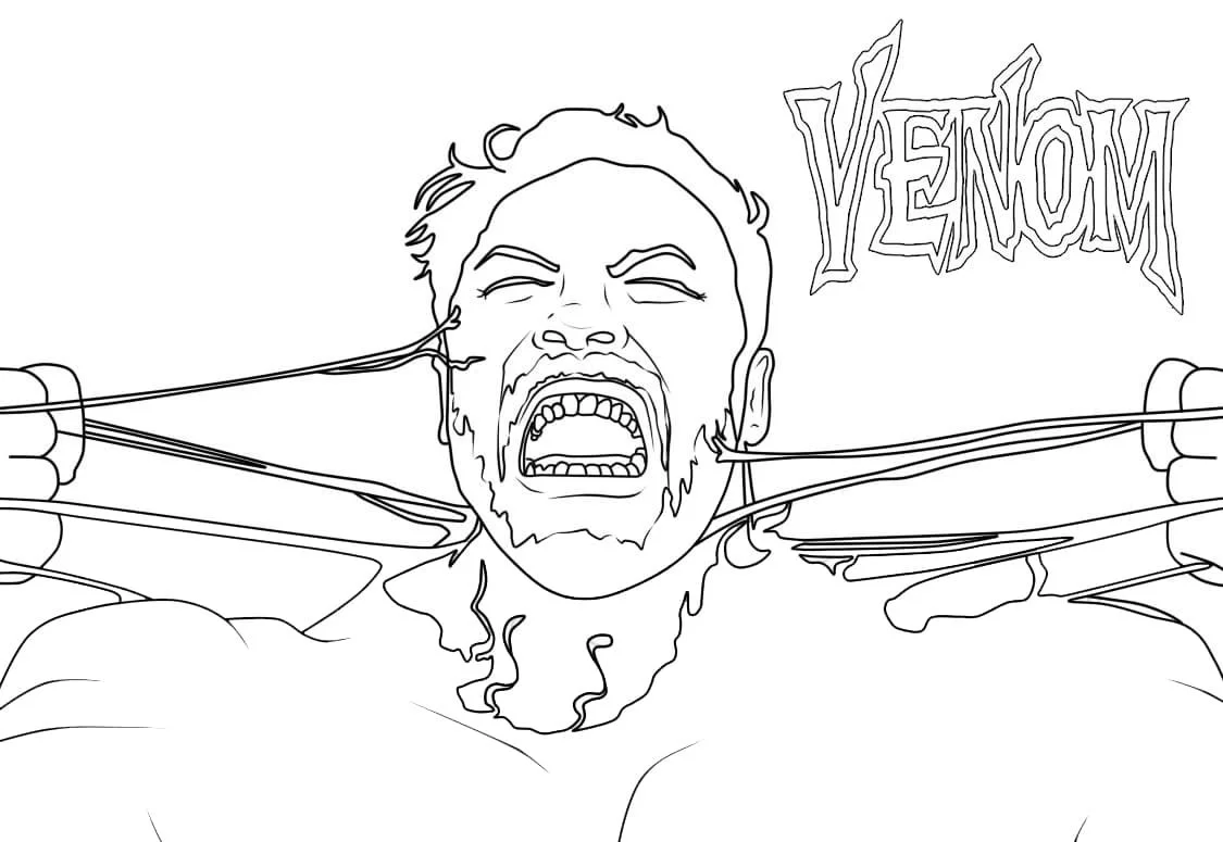 Desenhos de Venom Para Colorir 55