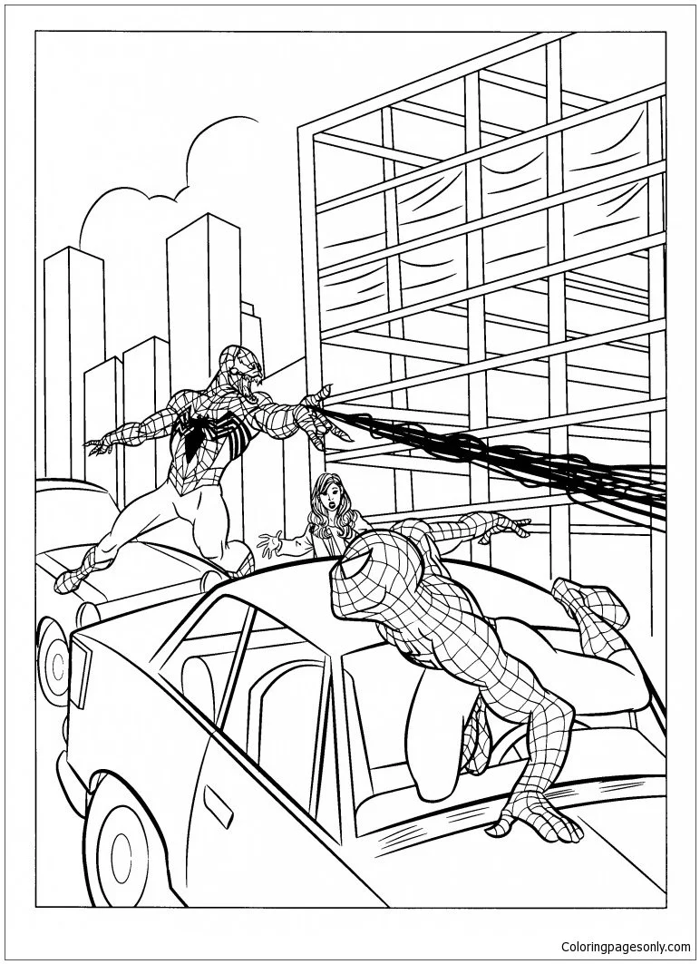 Desenhos de Venom Para Colorir 6