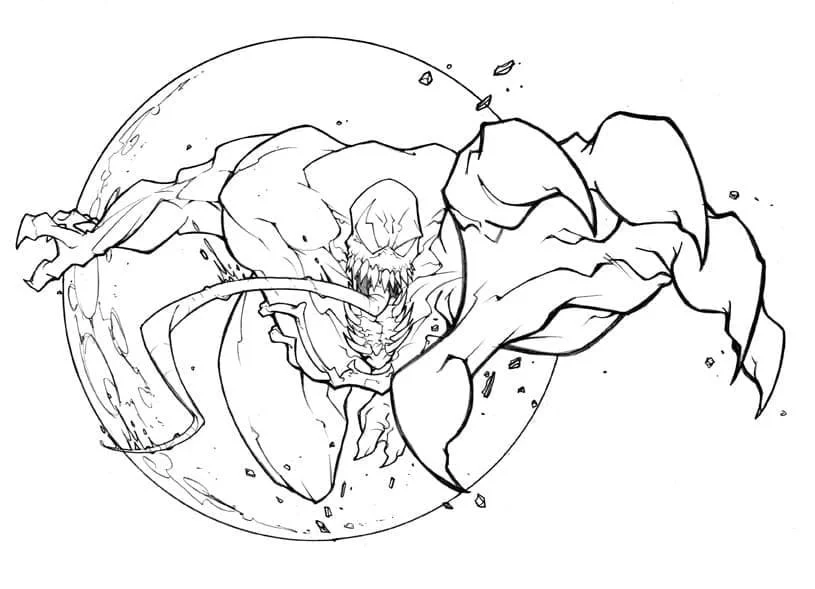 Desenhos de Venom Para Colorir
