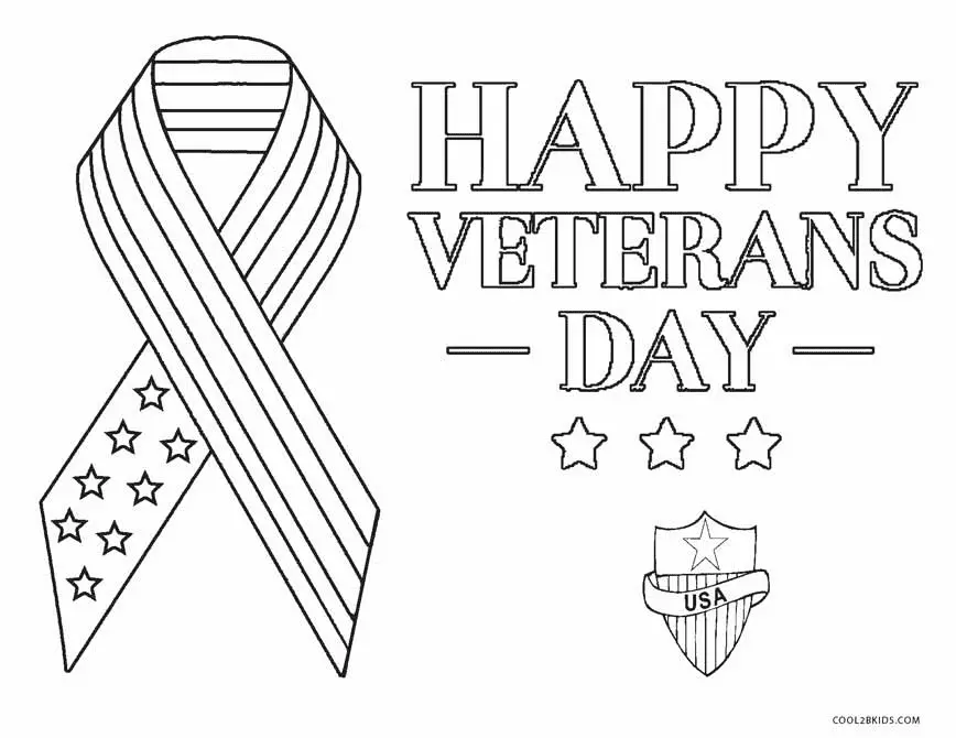 Dia De Los Veteranos Para Colorear 37