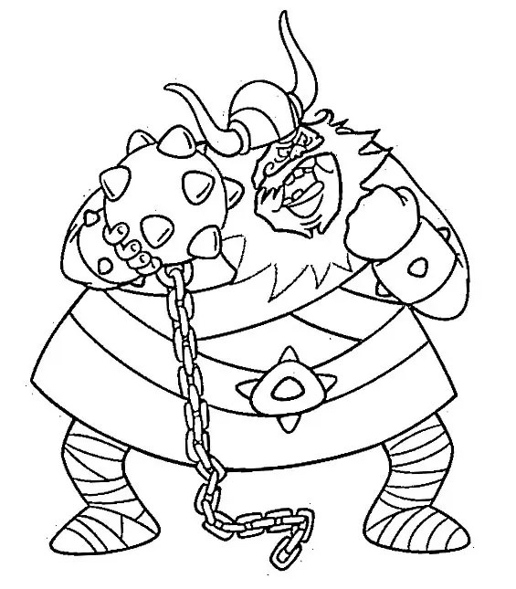 Vicky El Vikingo Para Colorear 2