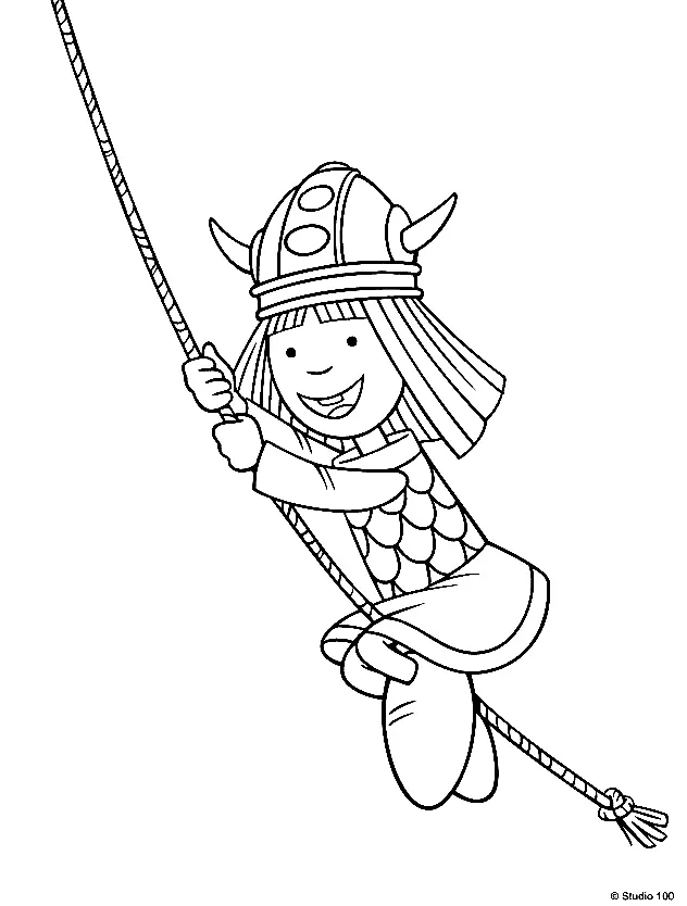 Vicky El Vikingo Para Colorear 39