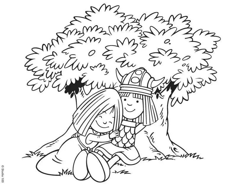 Vicky El Vikingo Para Colorear 41