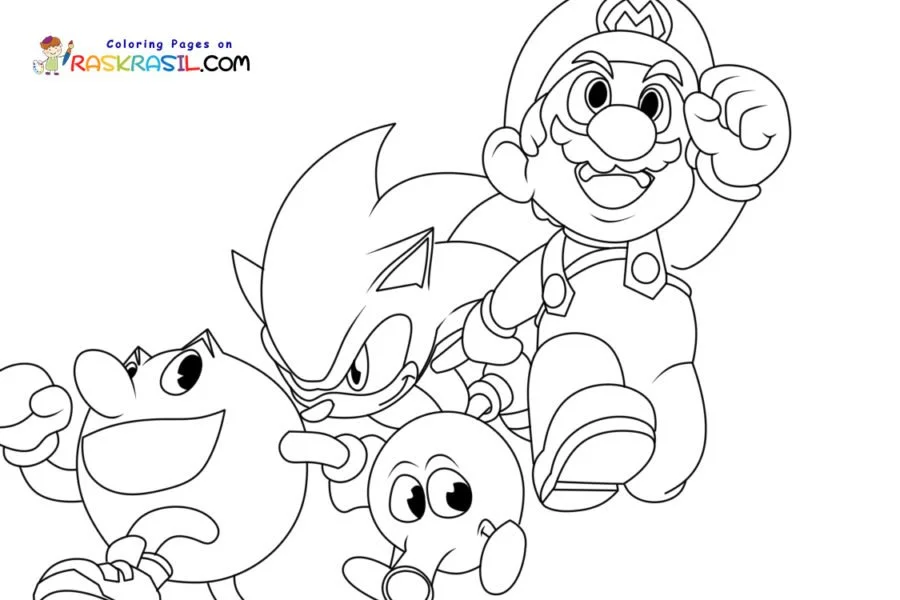 Videojuegos Para Colorear 2
