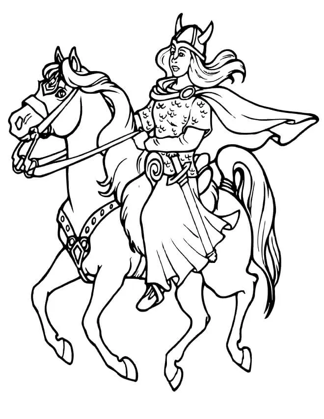 Desenhos de Vikings Para Colorir 14