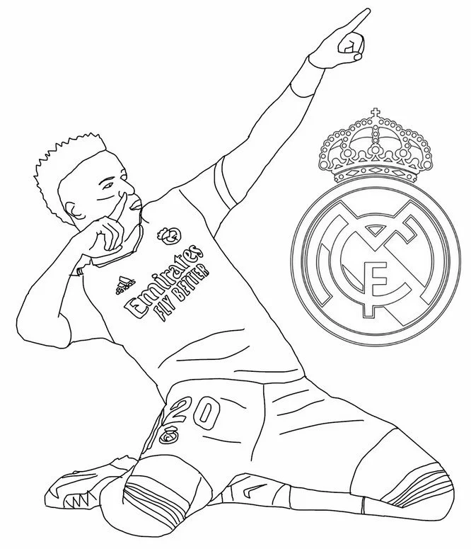 Vini Jr Coloring Pages 1