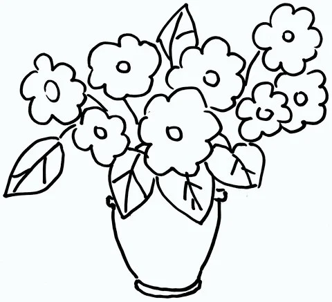 Violet Coloring Pages 8