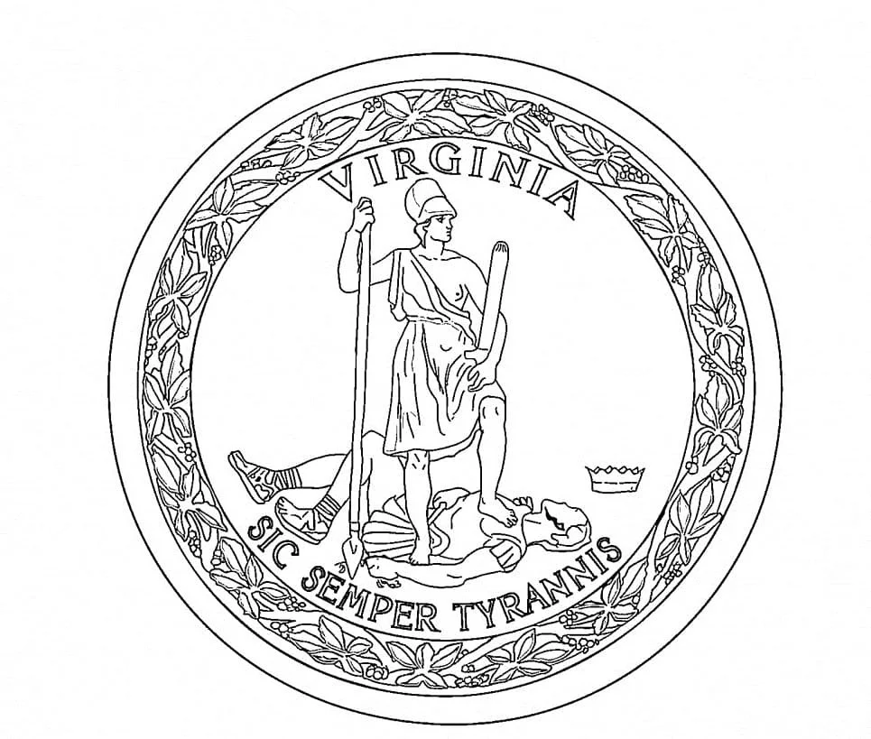 Virginia Coloring Pages 25