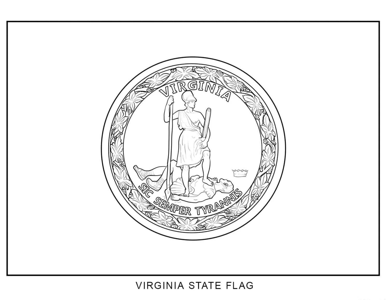 Virginia Para Colorir