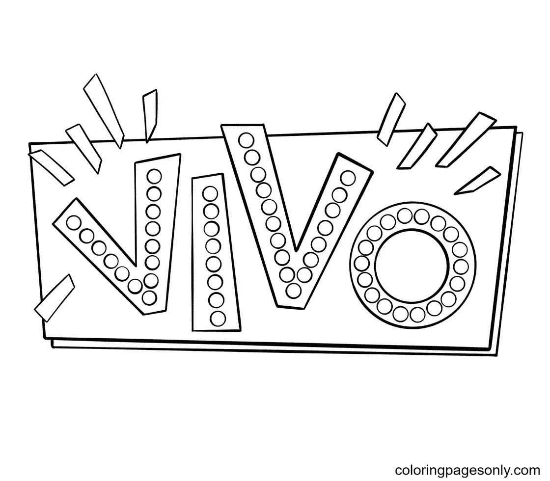 Desenhos de Vivo Para Colorir 18