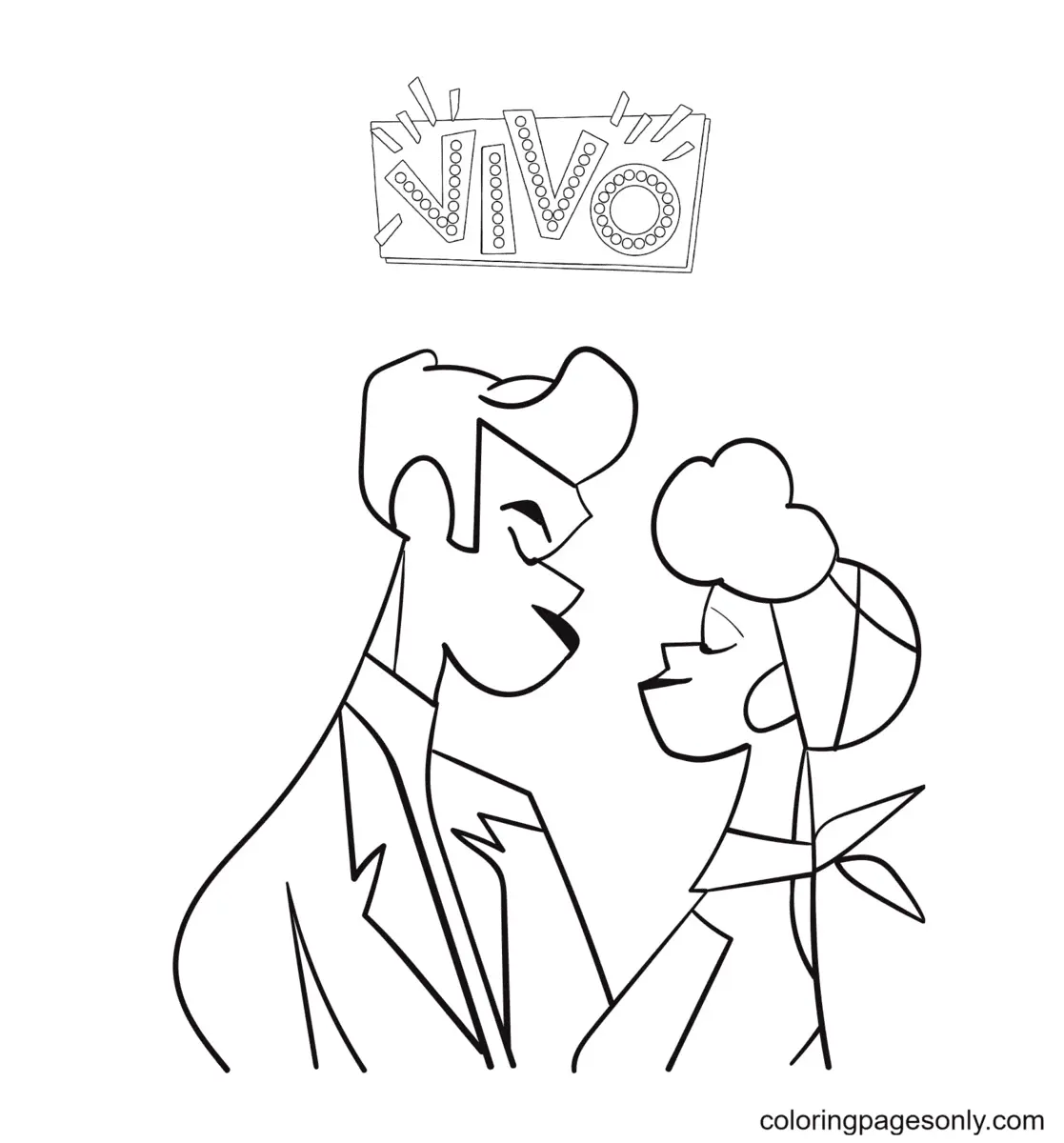 Vivo Para Colorear