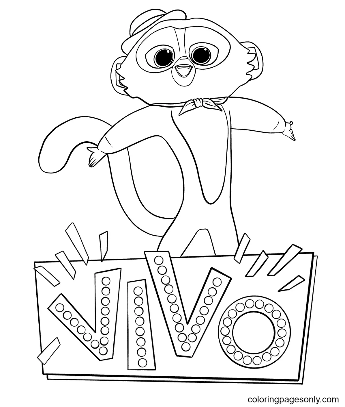 Desenhos de Vivo Para Colorir 4