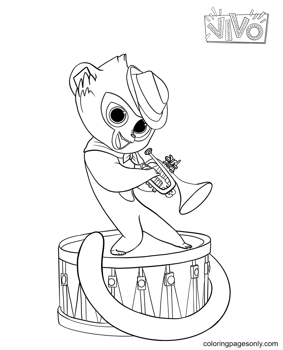 Desenhos de Vivo Para Colorir 5