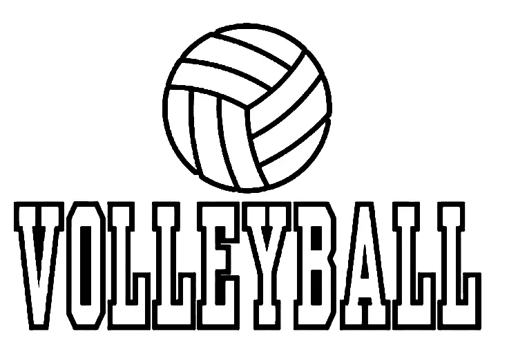 Volleyball Coloring Pages 14