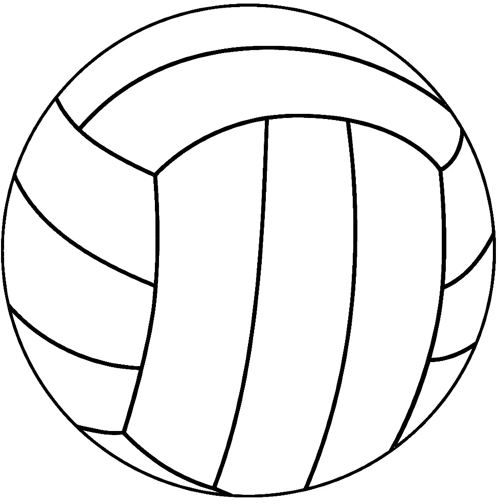Volleyball Coloring Pages 16