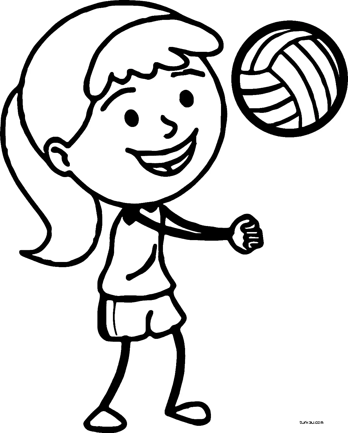 Volleyball Coloring Pages 22