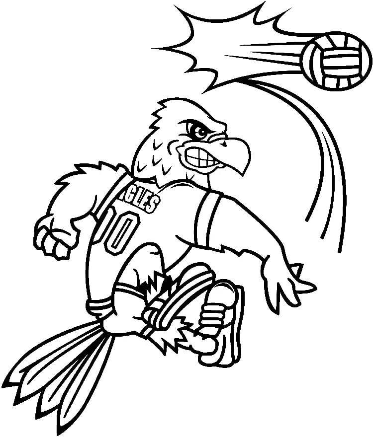 Volleyball Coloring Pages 51