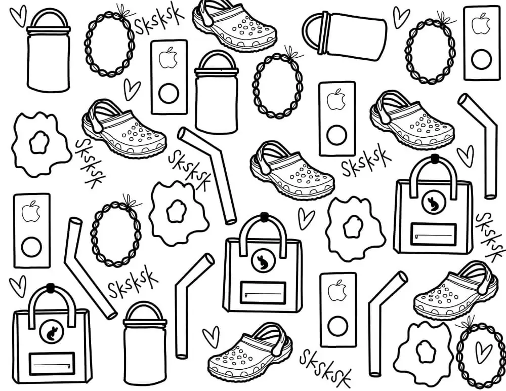 VSCO Coloring pages 1