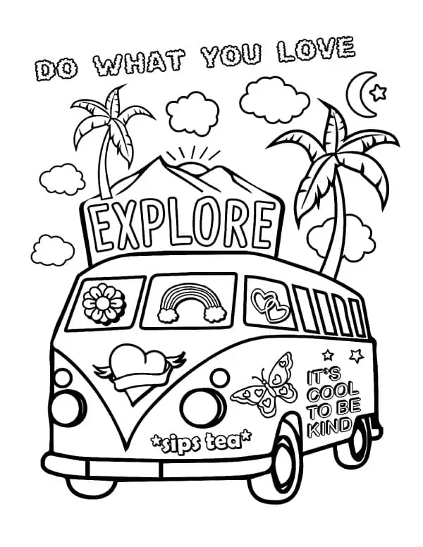 VSCO Coloring pages 13